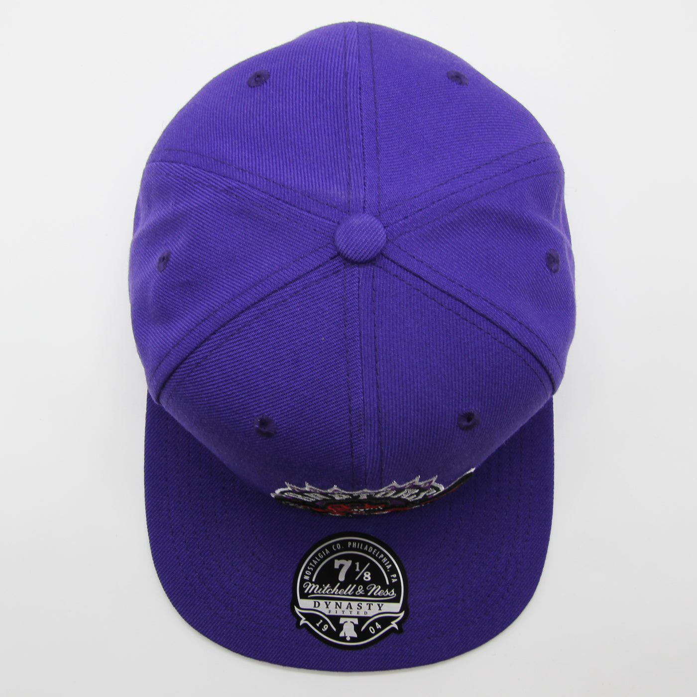 Mitchell & Ness Team Ground 2.0 fitted HWC T Raptors purple