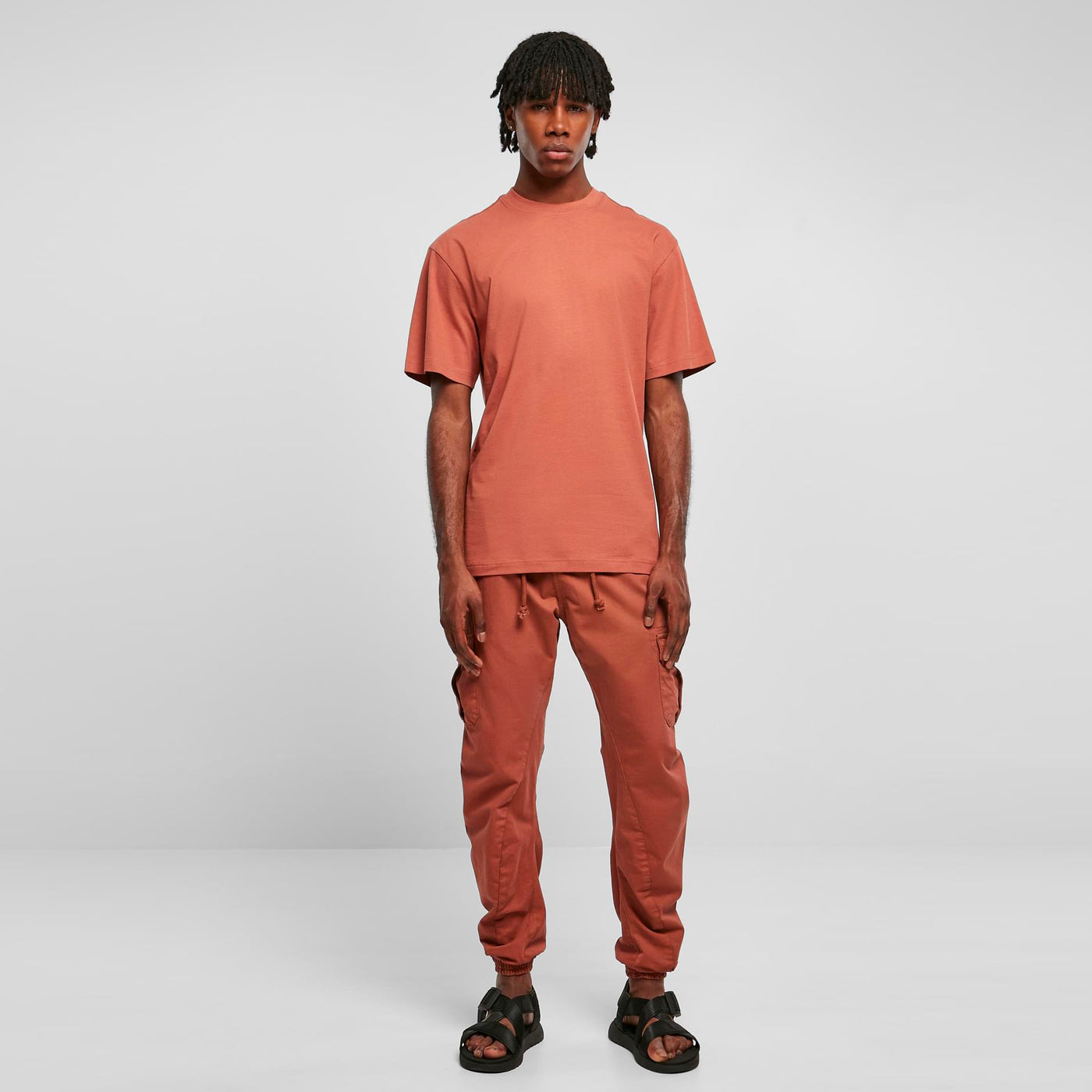 Urban Classics tall tee terracotta