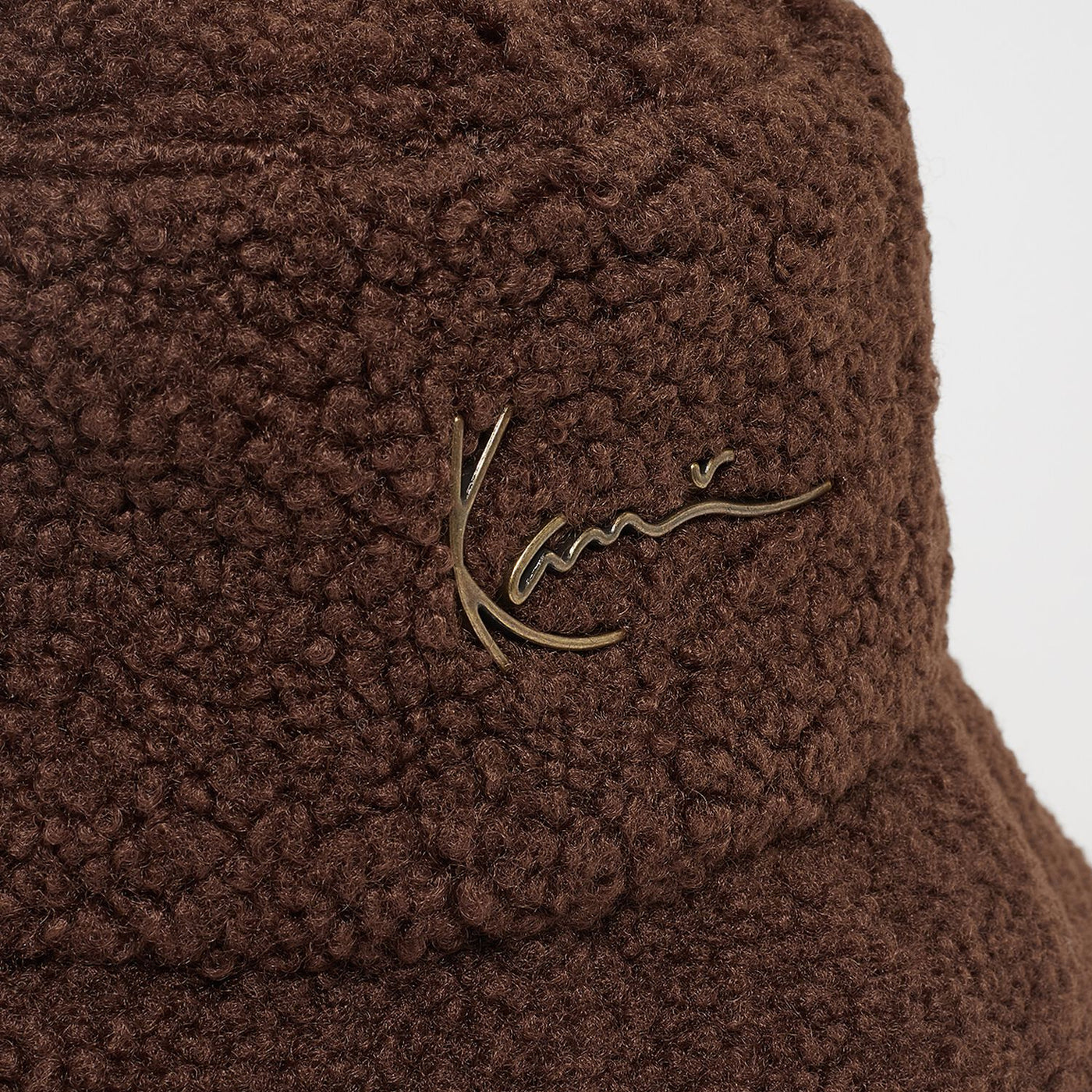 Karl Kani Signature Teddy Bucket Hat brown - Shop-Tetuan