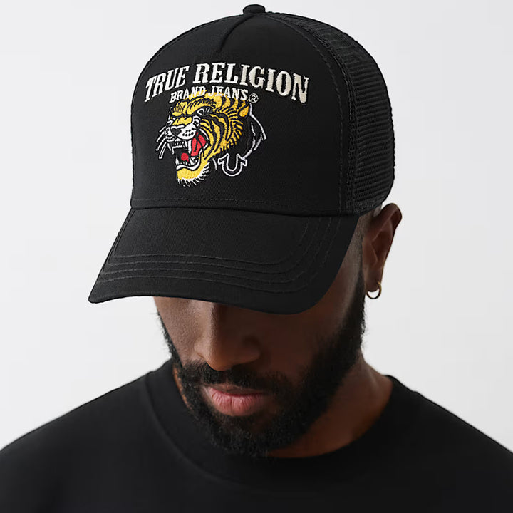 True Religion Embroidered Tiger trucker black - Shop-Tetuan