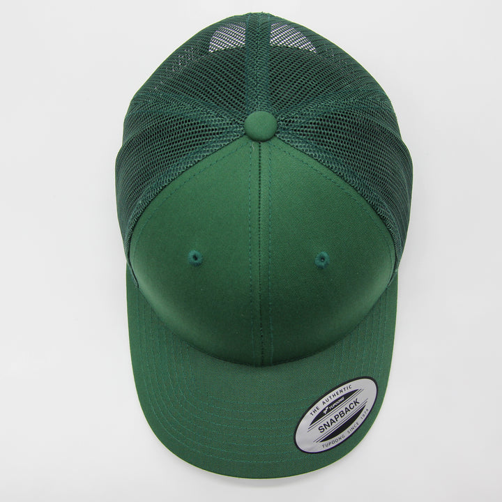 The Classics Yupoong Retro trucker cap evergreen - Shop-Tetuan
