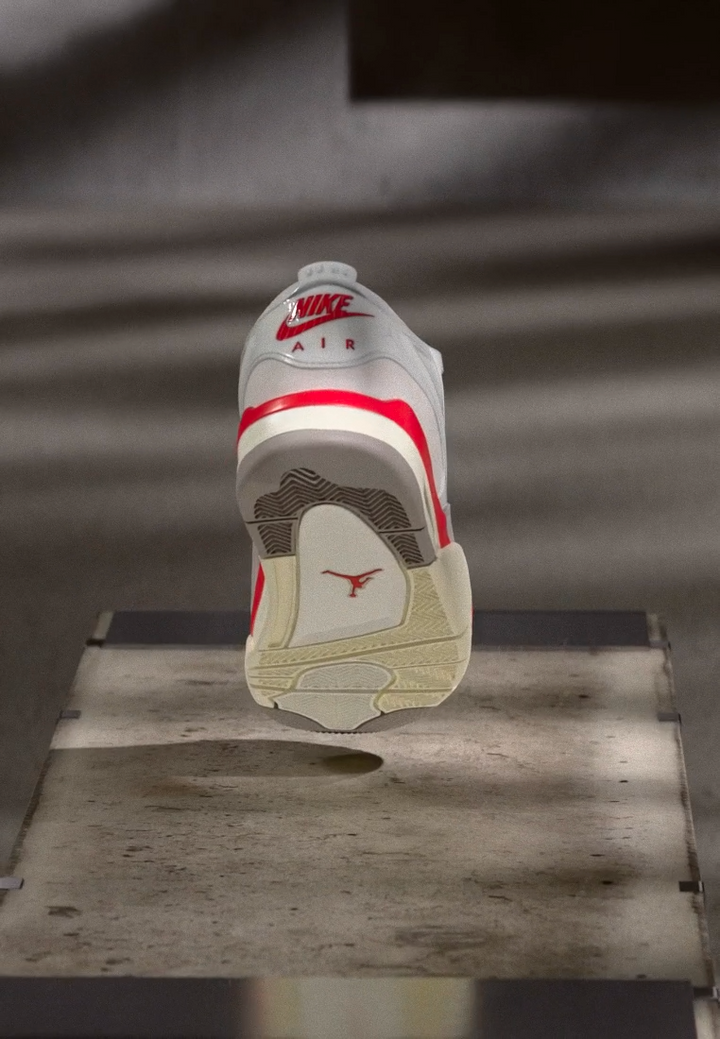 Air Jordan 4 RM sail/fire red-collage grey