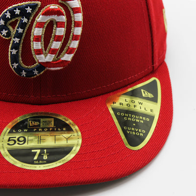 New Era Independence Day 2023 59Fifty Low Profile W Nationals red - Shop-Tetuan