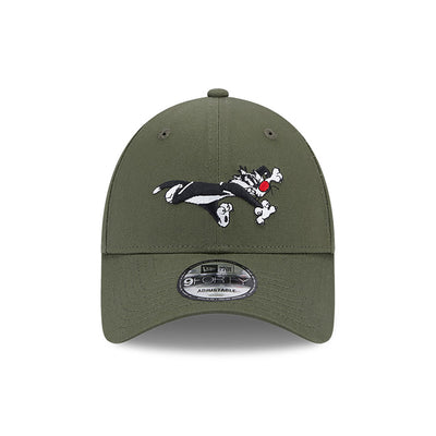 New Era Warner Brothers Sylvester 9Forty olive