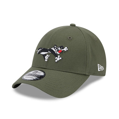 New Era Warner Brothers Sylvester 9Forty olive