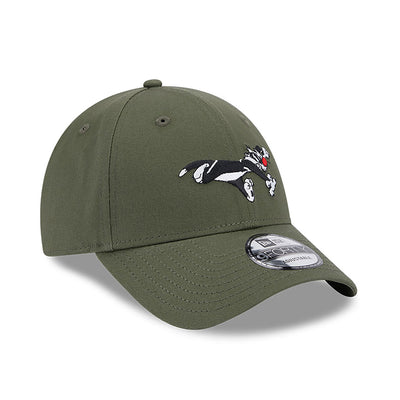 New Era Warner Brothers Sylvester 9Forty olive