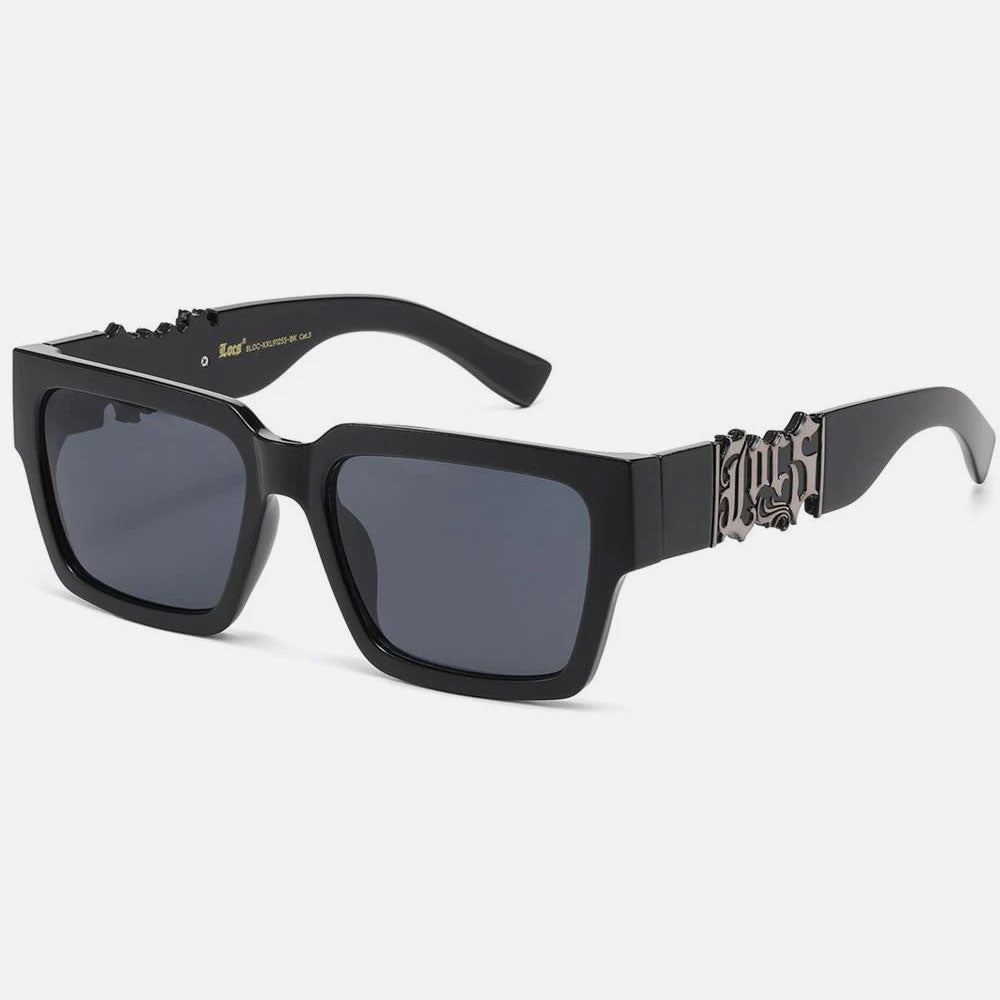 Locs West Coast Oversized XXL Sunglasses black/silver - Shop-Tetuan