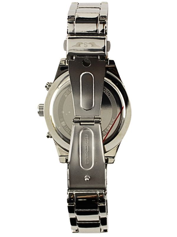 Softech Round Metal Bracelet Watch silver/black - Shop-Tetuan