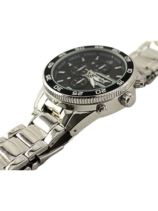 Softech Round Metal Bracelet Watch silver/black - Shop-Tetuan