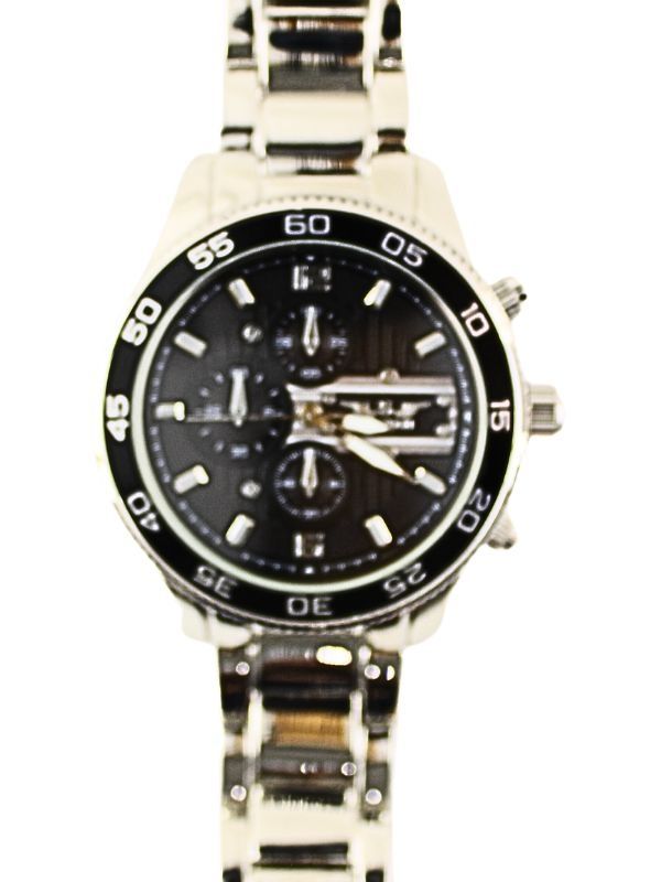 Softech Round Metal Bracelet Watch silver/black - Shop-Tetuan