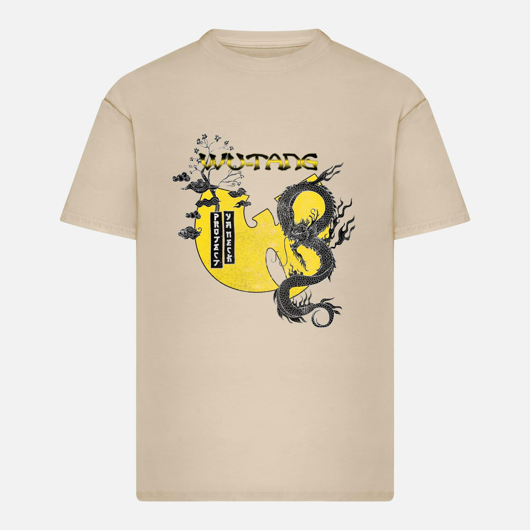 Wu-Wear Wu Tang Dragon Loose Tee whitesand