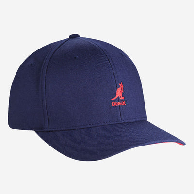Kangol Wool Flexfit Baseball cap yankee blue - Shop-Tetuan