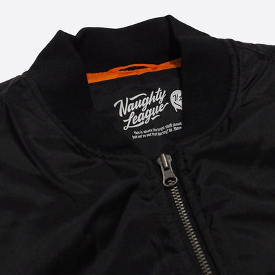 Naughty League Bomber Jacket black/black - Shop-Tetuan
