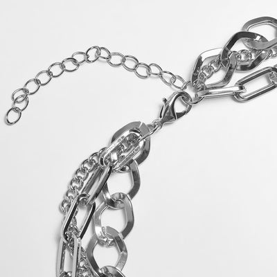 Urban Classics Ring Layering Necklace silver