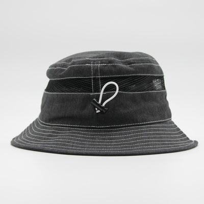 Kangol Distressed Cotton Mesh bucket black - Shop-Tetuan