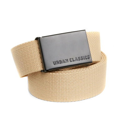 Urban Classics Canvas Belts beige/black - Shop-Tetuan