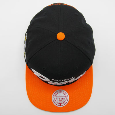 Mitchell & Ness NHL Vintage Script snapback A Ducks black - Shop-Tetuan