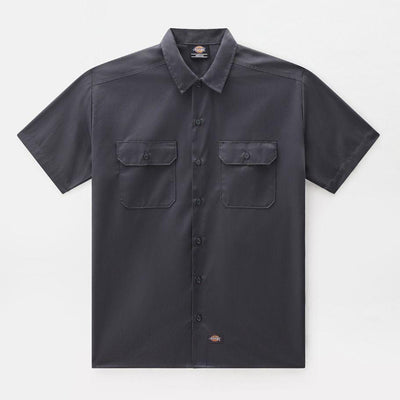 Dickies Work Shirt SS Rec charcoal gre - Shop-Tetuan