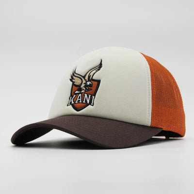 Karl Kani Serif Patched Trucker Cap brown/cognac