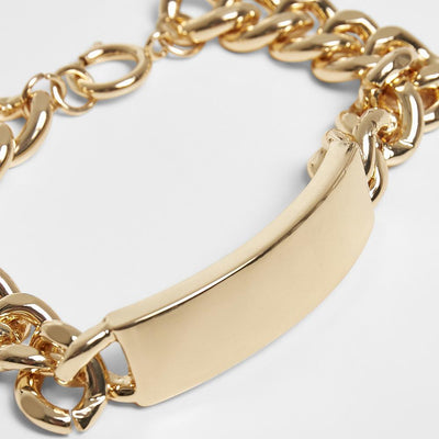 Urban Classics Plate Bracelet gold