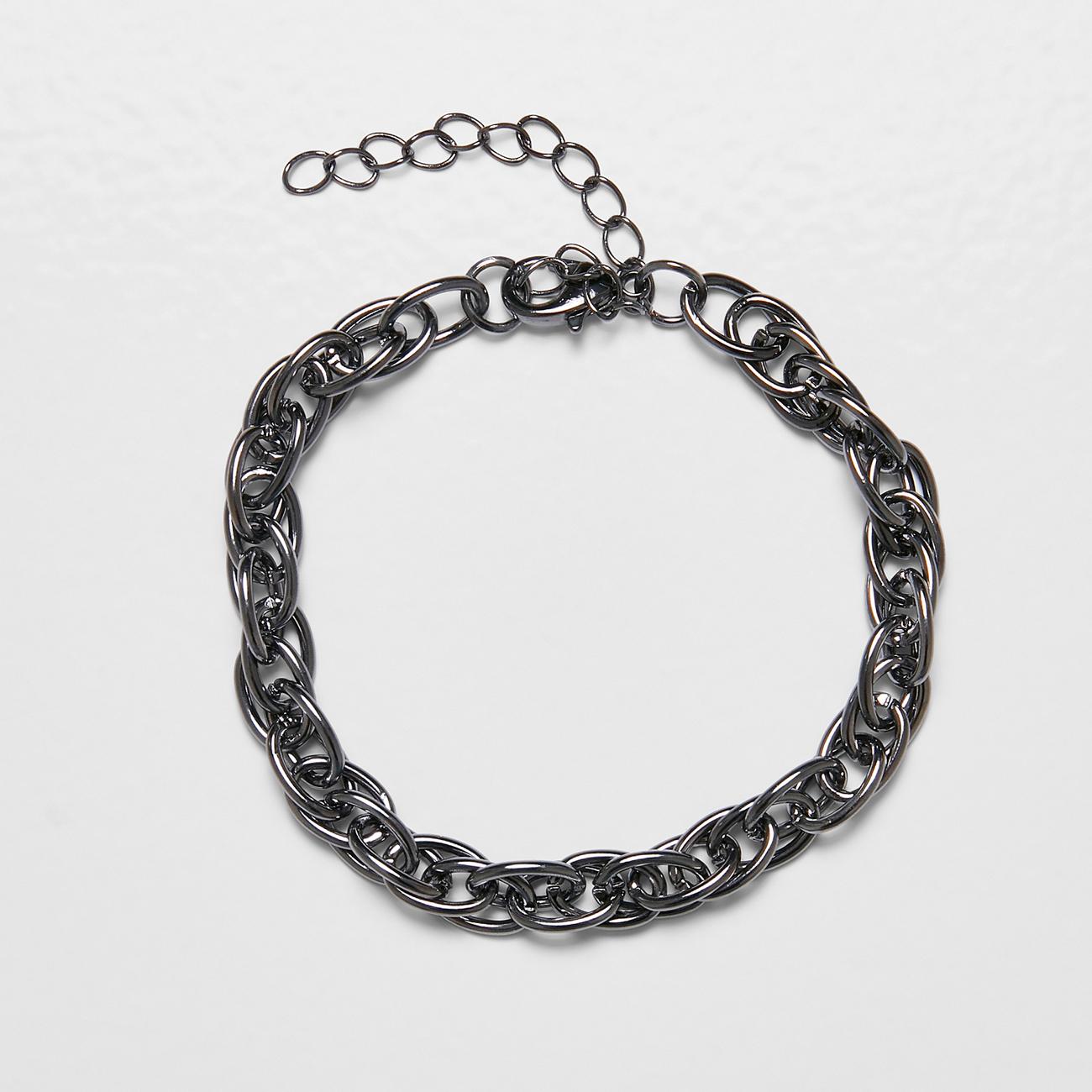 Urban Classics Perihel Intertwine Bracelet gunmetal - Shop-Tetuan