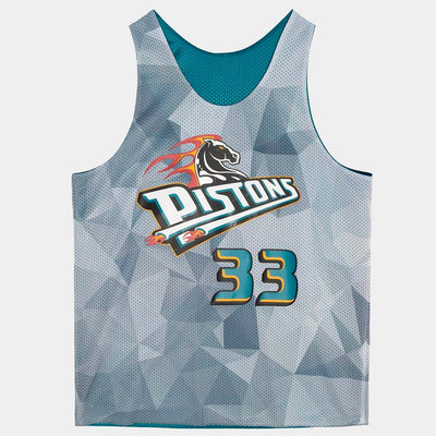 Mitchell & Ness Reversible Mesh Tank D Pistons teal