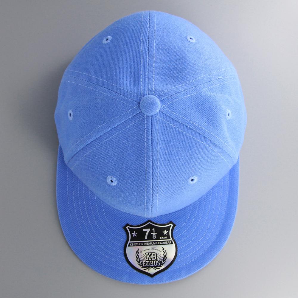 KB Ethos Plain Fitted cap sky blue - Shop-Tetuan