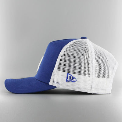 New Era Clean trucker LA Dodgers lry/white
