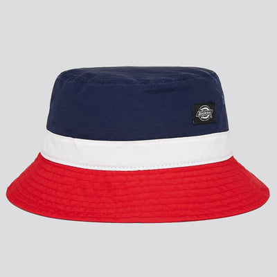 Dickies Freeville bucket hat navy/wht/red