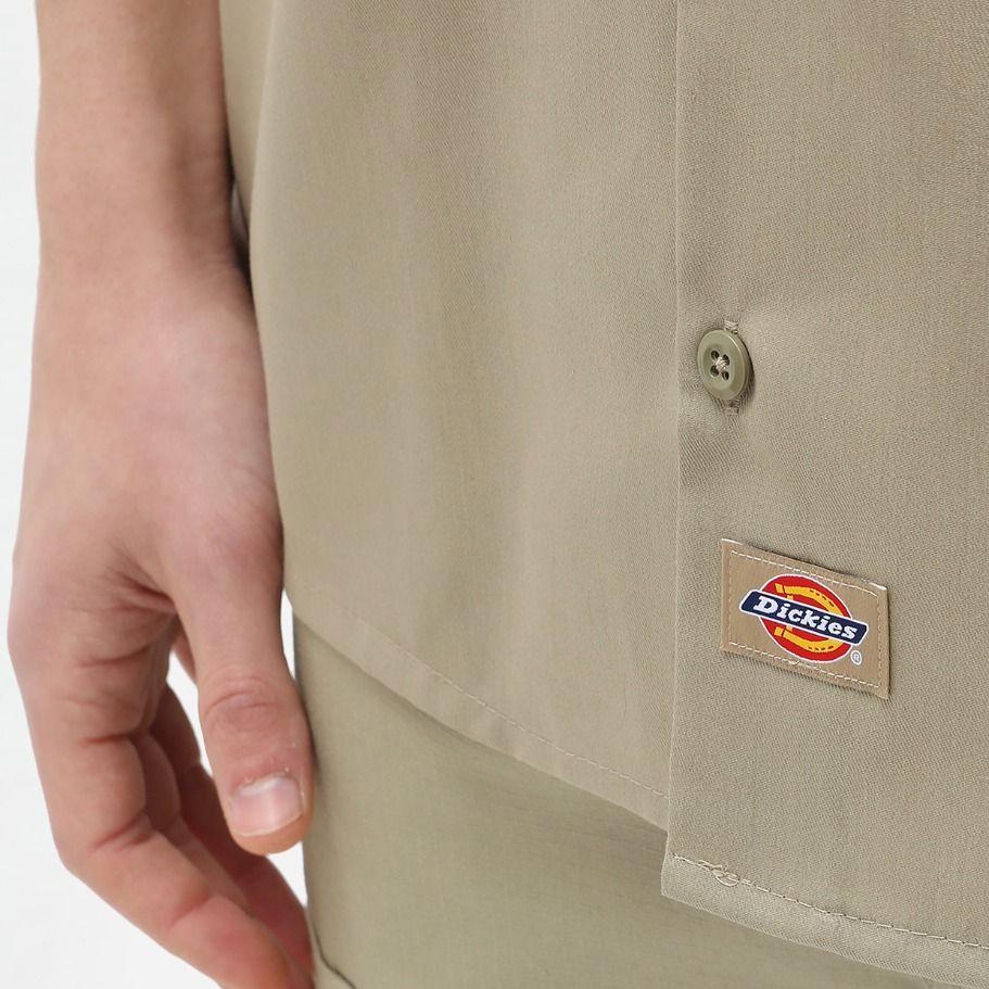 Dickies Work Shirt SS Rec khaki - Shop-Tetuan