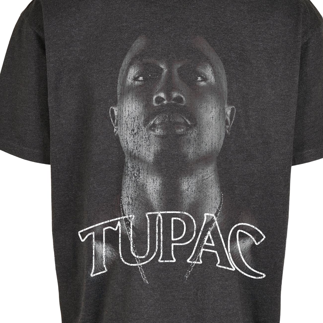 Mister Tupac Up Oversize Tee charcoal - Shop-Tetuan