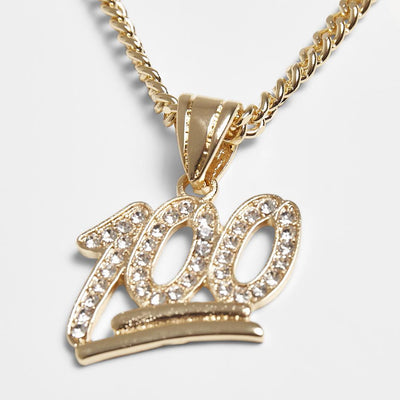 Urban Classics One Hundred Diamond Necklace gold - Shop-Tetuan