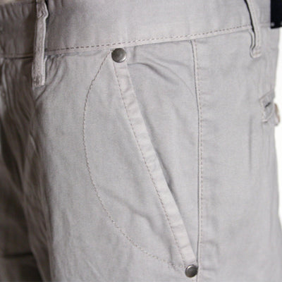 Solid Mak BD chino pants light grey - Shop-Tetuan