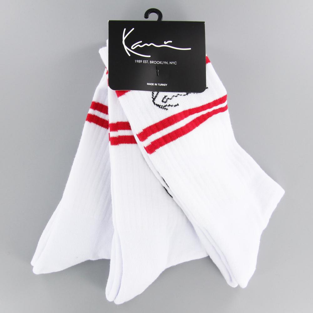Karl Kani Signature Stripe socks white