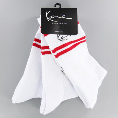 Karl Kani Signature Stripe socks white