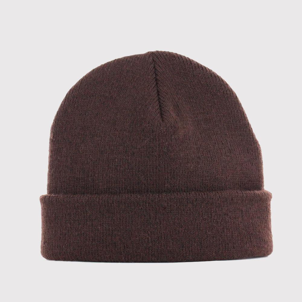 Yupoong heavyweight beanie brown - Shop-Tetuan