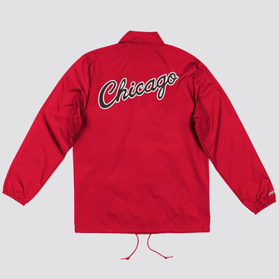 Mitchell & Ness Coaches windbreaker jacket C Bulls scarlet - Shop-Tetuan