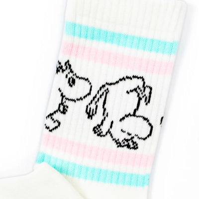 Moomin Muumipeikko Retro Socks white
