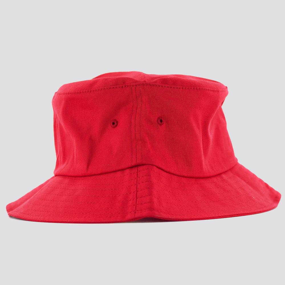 Flexfit Cotton Twill bucket hat red - Shop-Tetuan