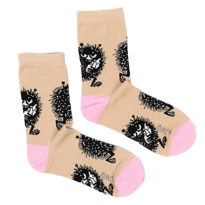 Moomin Haisuli Karkumatkalla socks beige - Shop-Tetuan