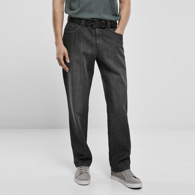 Urban Classics Loose Fit Jeans real black washed
