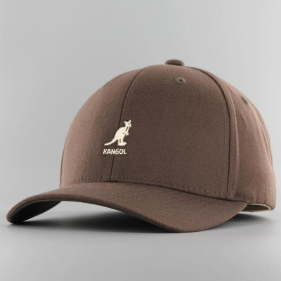 Kangol Wool Flexfit Baseball cap brown - Shop-Tetuan