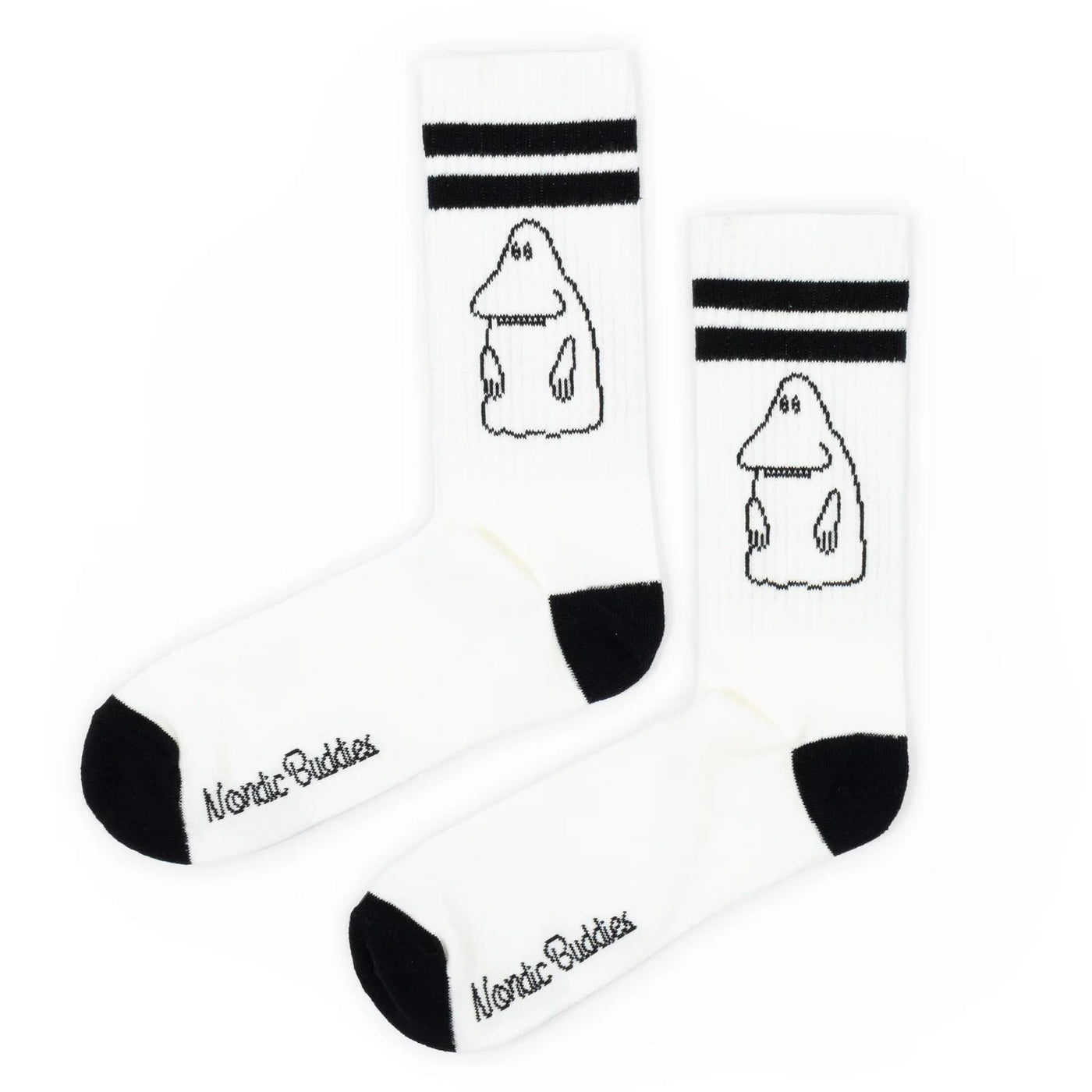 Moomin Mörkö Retro Tennis socks valkoinen - Shop-Tetuan