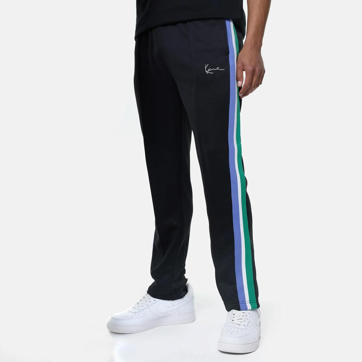 Karl Kani Small Signature Straight Leg Trackpants black/multicolor - Shop-Tetuan