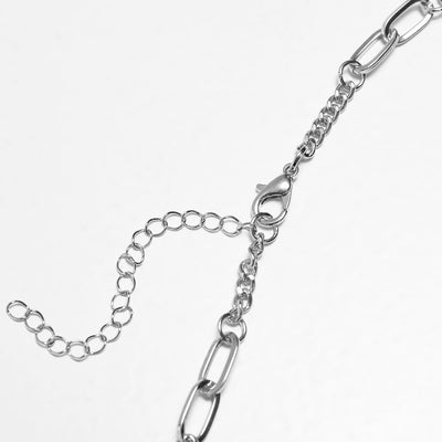 Urban Classics Crystal Stars Necklace silver - Shop-Tetuan