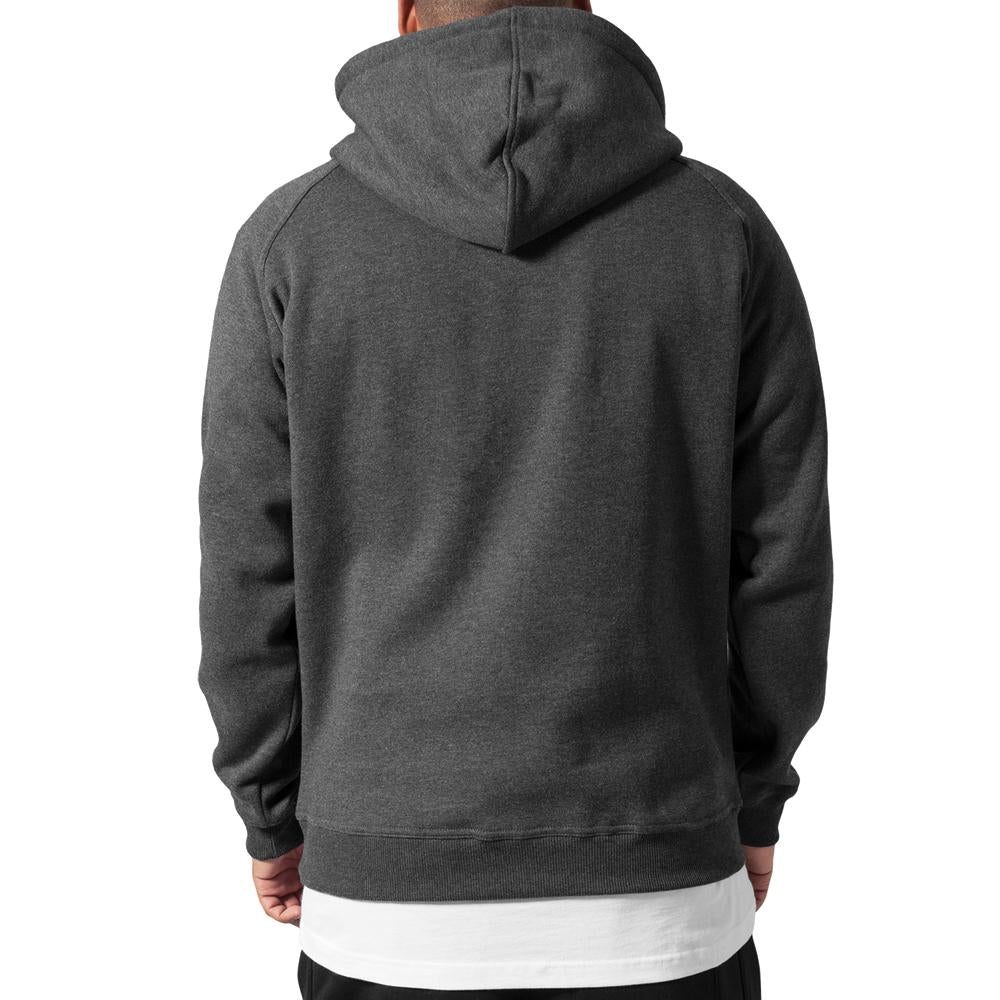 Urban Classics blank hoody charcoal - Shop-Tetuan