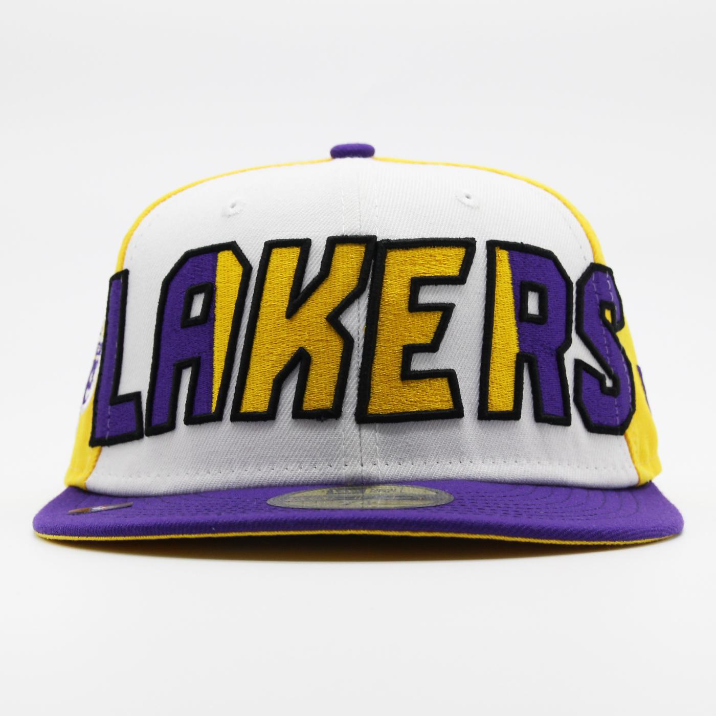 New Era NBA Authentics Back Half Edition 59Fifty LA Lakers purple/yellow/wht - Shop-Tetuan