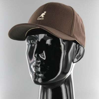 Kangol Wool Flexfit Baseball cap brown - Shop-Tetuan