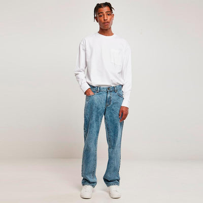 Urban Classics Organic Straight Leg Denim light skyblue acid - Shop-Tetuan