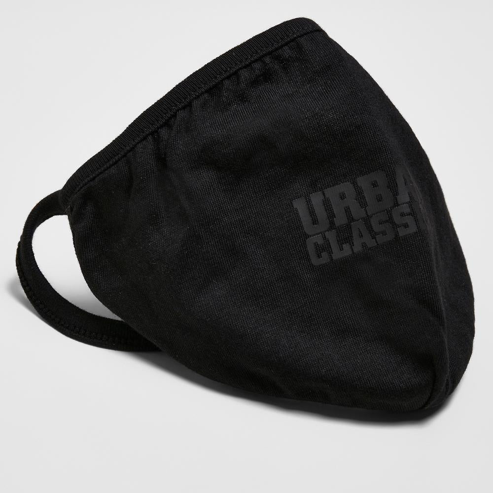 Urban Classics Cotton Face Mask 2-Pack black - Shop-Tetuan